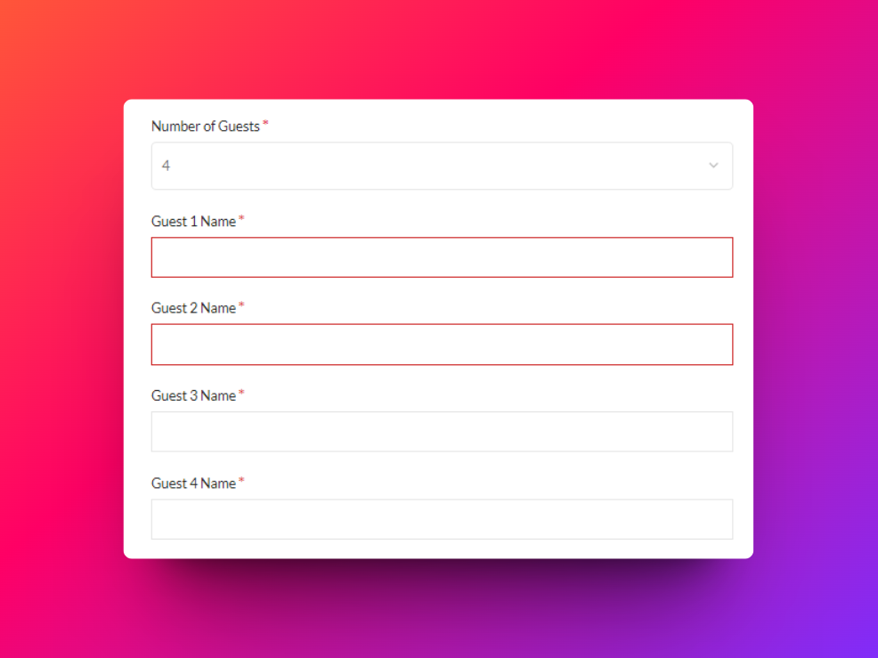 Create repeater field on WooCommerce Checkout Page
